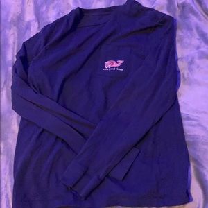 navy blue vineyard vines long sleeve